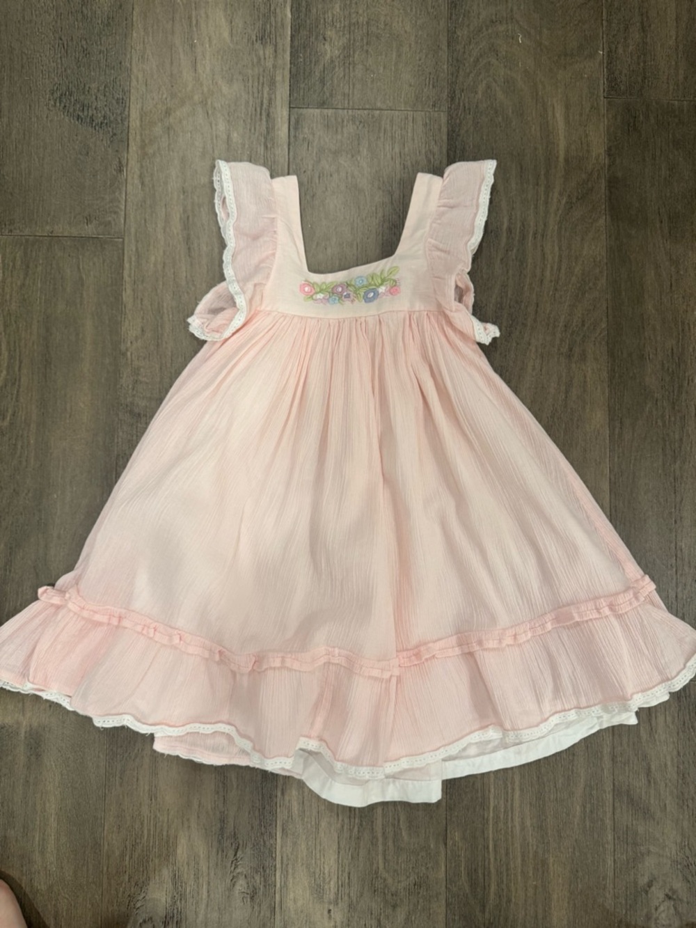 well dressed wolf pink floral embroidered dress